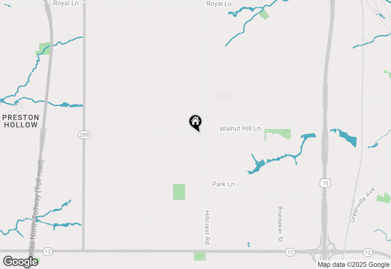 Map of 6807 Joyce Way, Dallas, TX 75225