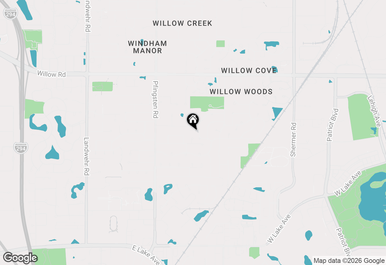 Map of 3509 Lawson Road, Glenview, IL 60026