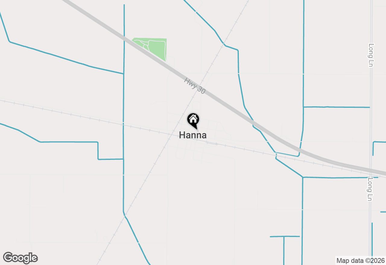 Map of 11 W West Street, Hanna, IN 46340