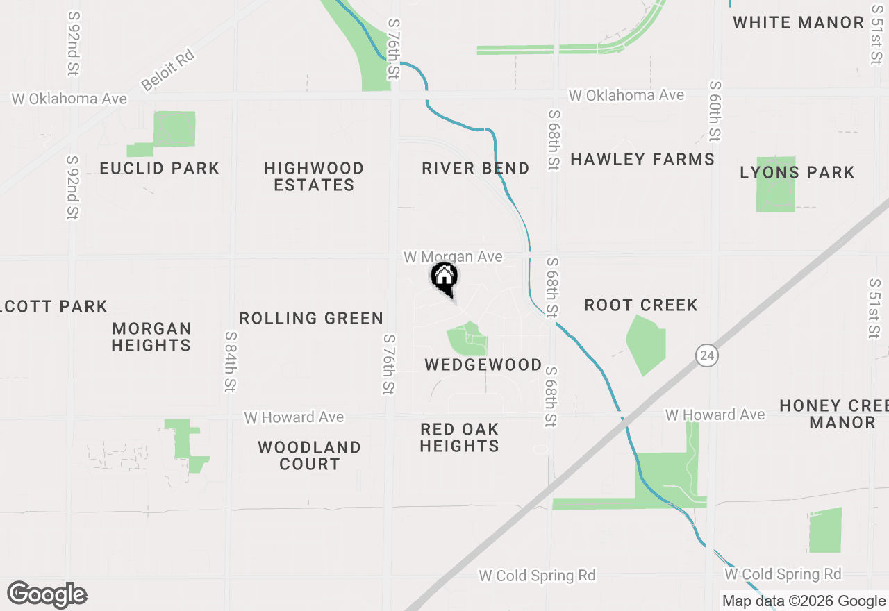 Map of 7342 W Georgia Ave, Milwaukee, WI 53220