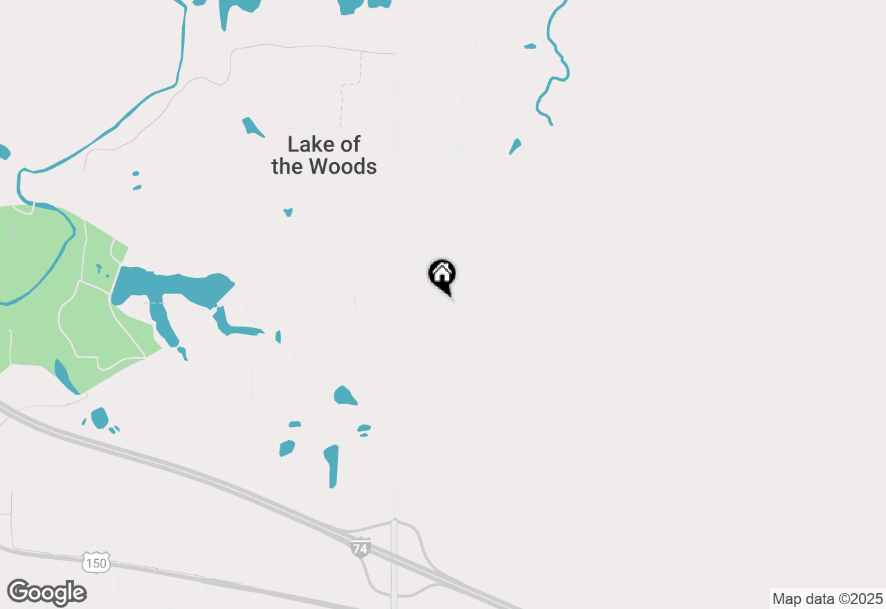 Map of 628 Williamson Street, Mahomet, IL 61853