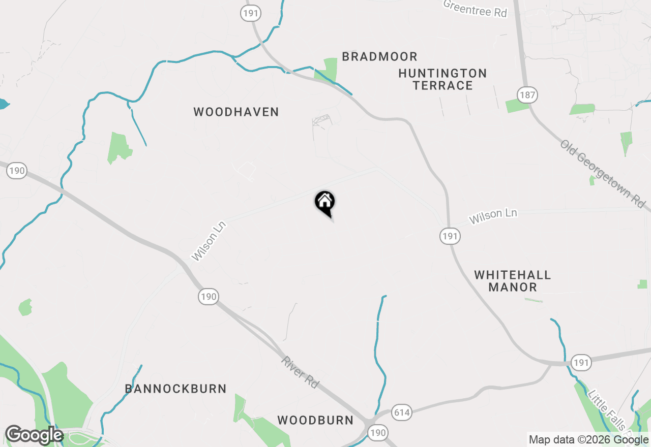 Map of 7607 Newmarket Drive, Bethesda, MD 20817