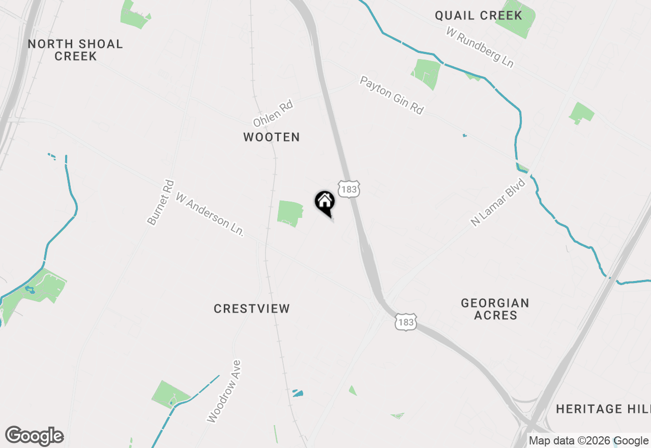 Map of 8014 Tisdale Dr #1, Austin, TX 78757