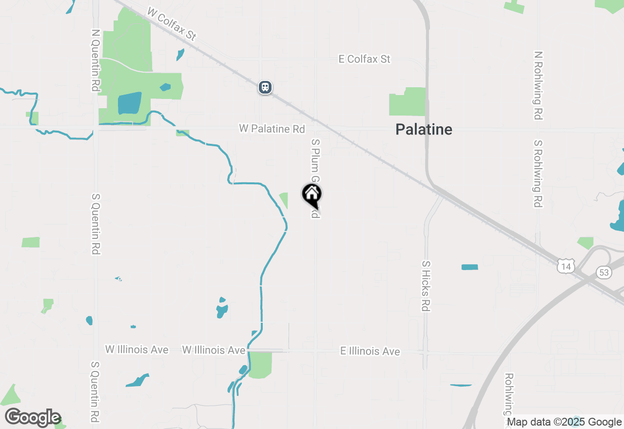 Map of 252 S Plum Grove Road, Palatine, IL 60067