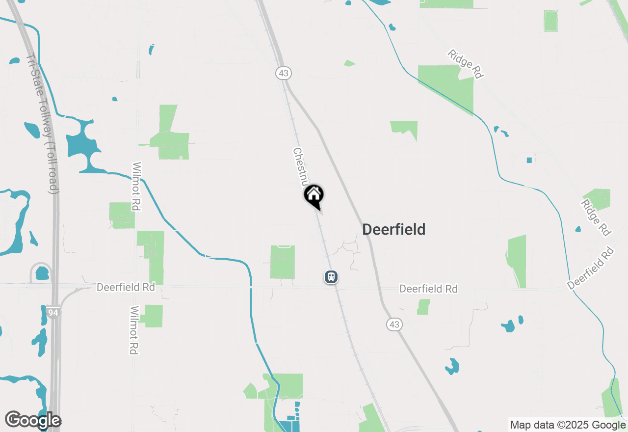 Map of 1044 Chestnut Street, Deerfield, IL 60015