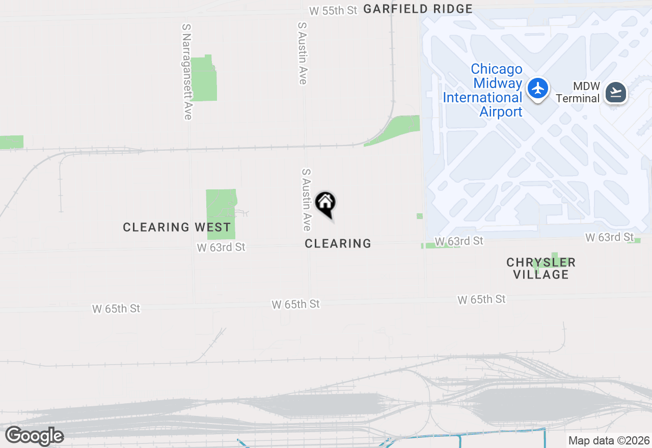 Map of 6217 S Mason Avenue, Chicago, IL 60638