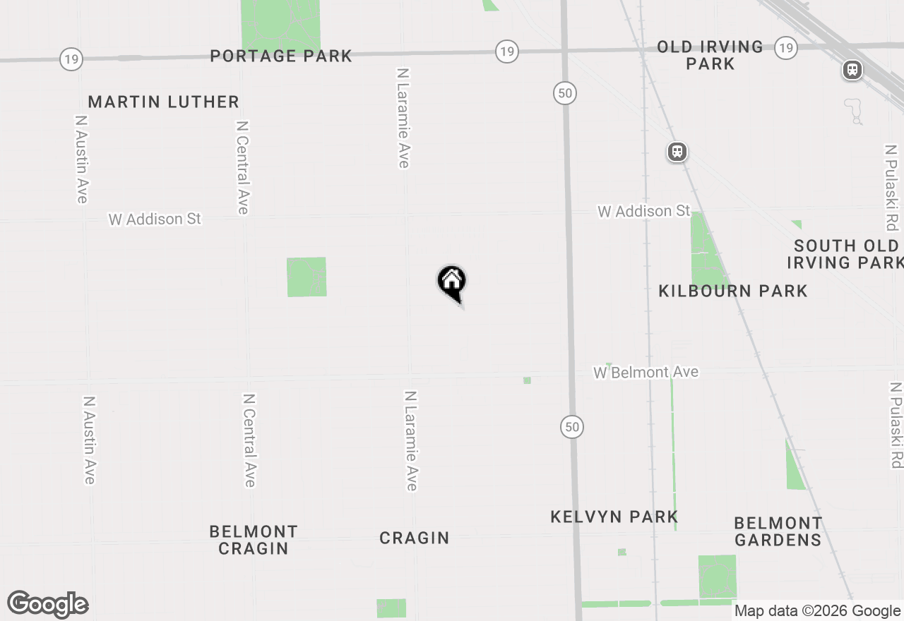 Map of 5056 W Henderson Street #2E, Chicago, IL 60641