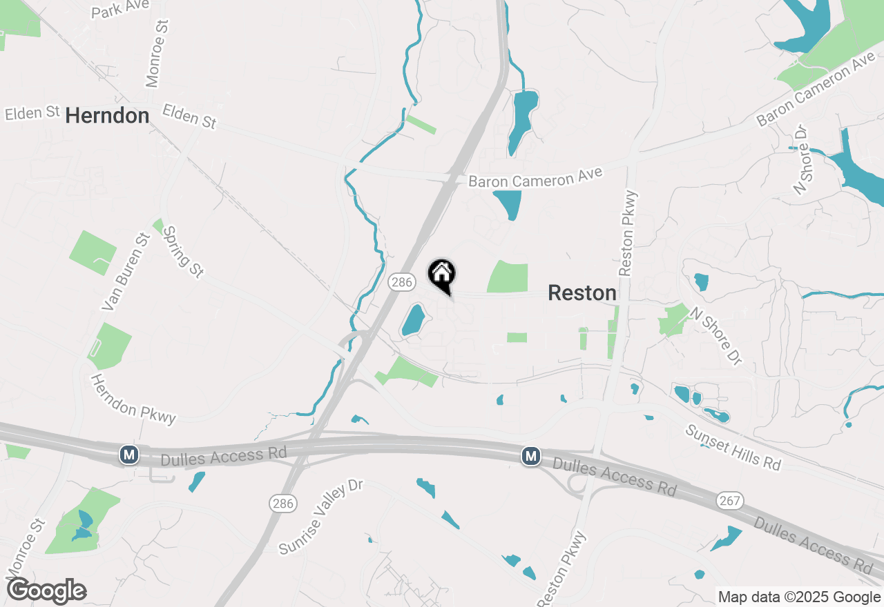 Map of 12170 Abington Hall Place #204, Reston, VA 20190