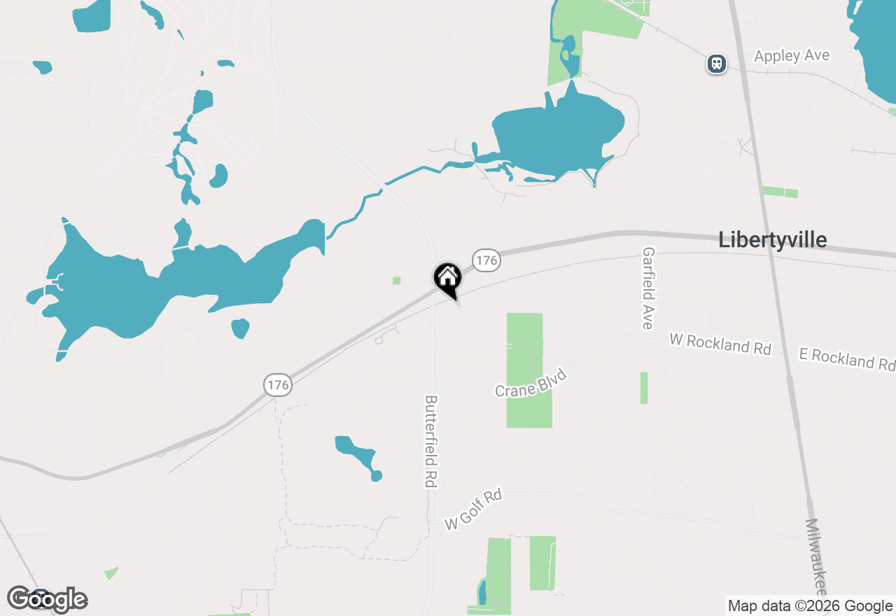Map of 1132 Pine Tree Lane, Libertyville, IL 60048