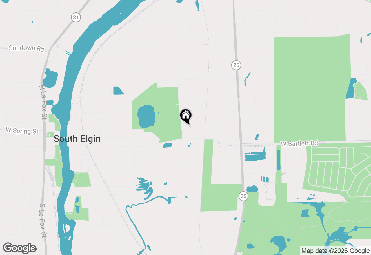 Map of (Address confidential), South Elgin, Illinois 60177