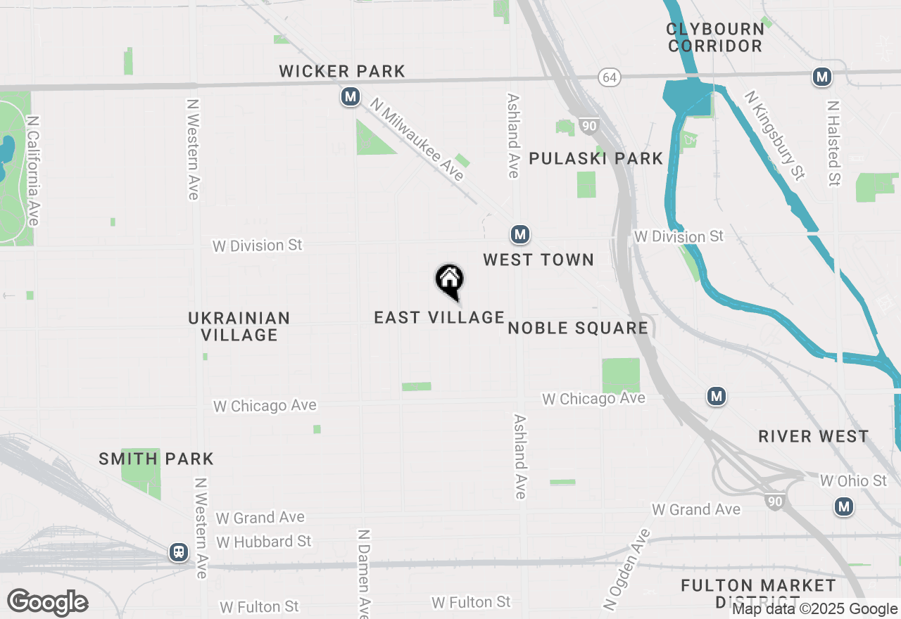 Map of 1016 N Hermitage Avenue #2, Chicago, IL 60622