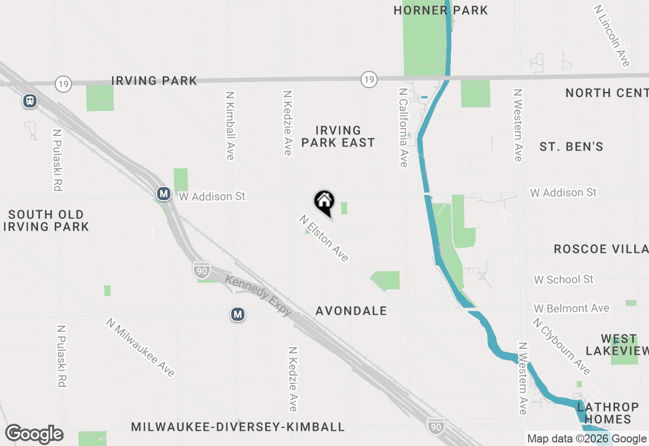 Map of 3050 W Cornelia Street #3, Chicago, IL 60618