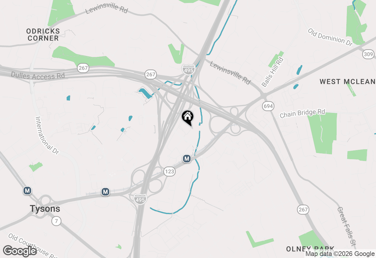 Map of 1600 Spring Gate Drive #2402, Mclean, VA 22102