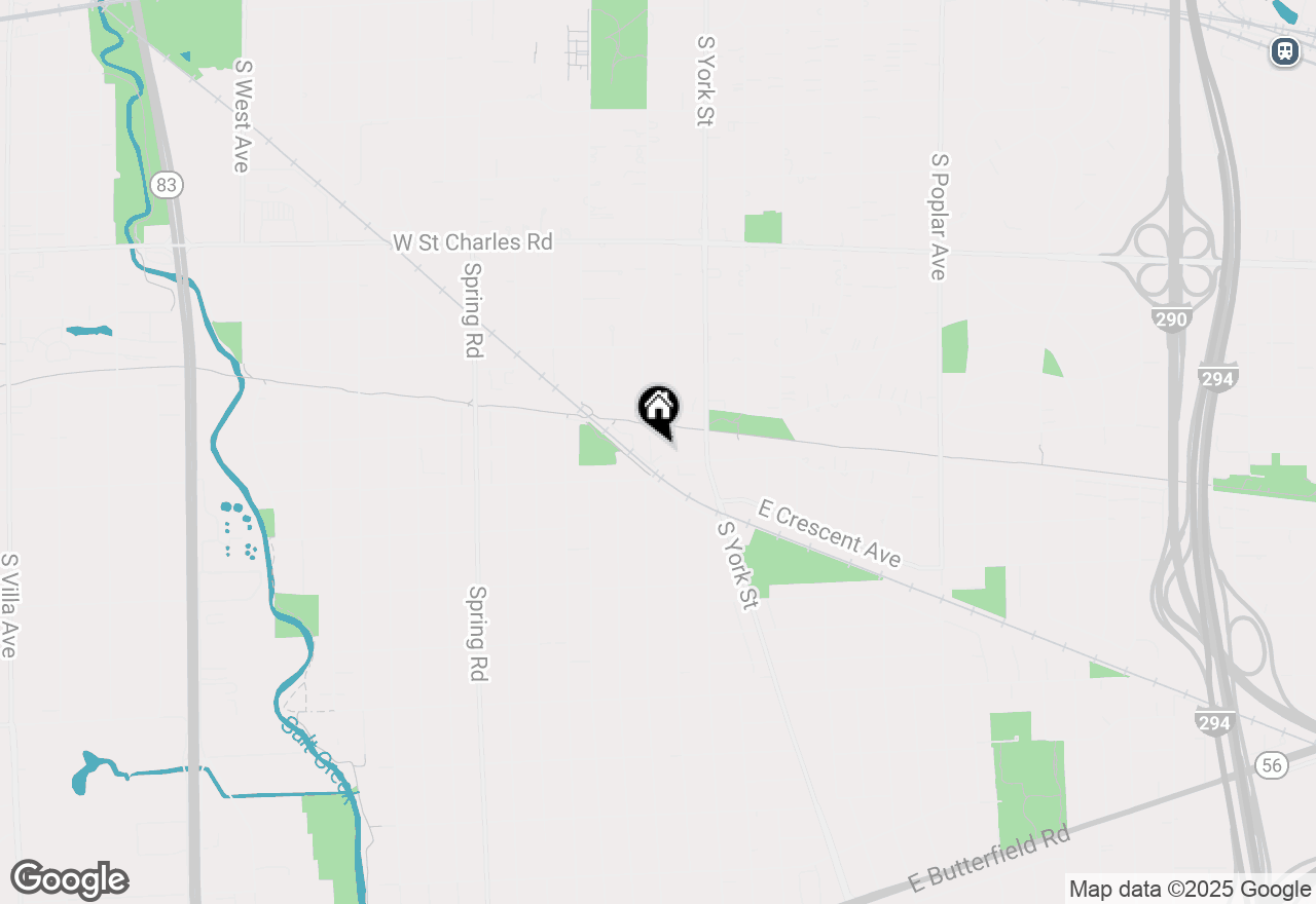 Map of 2 Eaton Court, Elmhurst, IL 60126