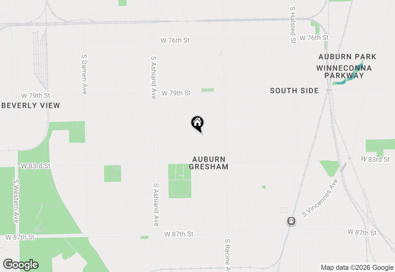 Map of 8126 S Ada Street, Chicago, IL 60620