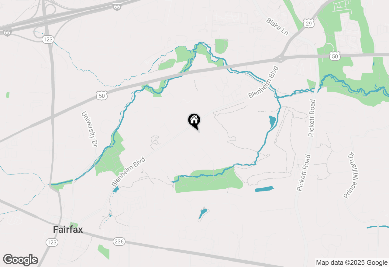 Map of 3506 Queen Anne Drive, Fairfax, VA 22030