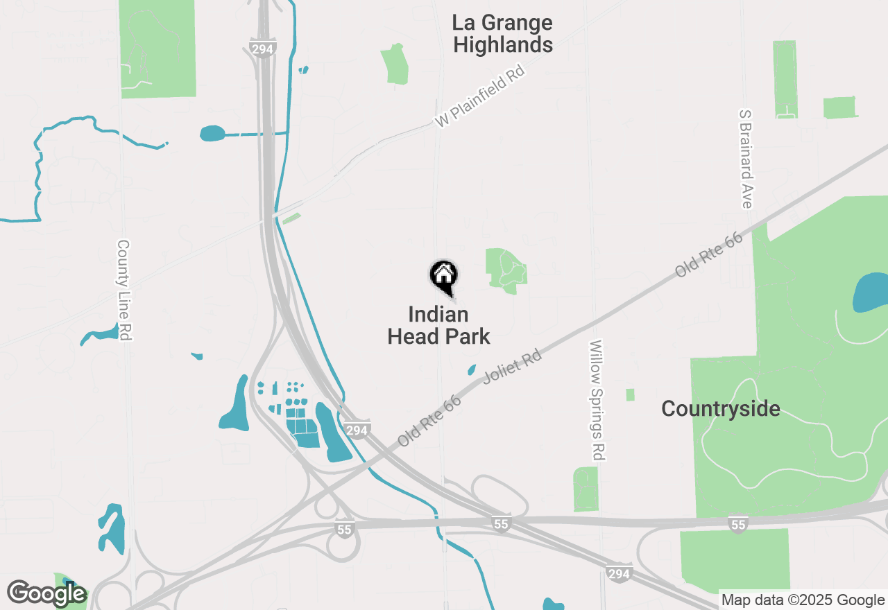 Map of 14 Westwood Drive, Indian Head Park, IL 60525