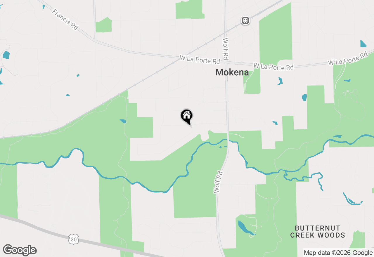 Map of 11415 Plattner Drive, Mokena, IL 60448