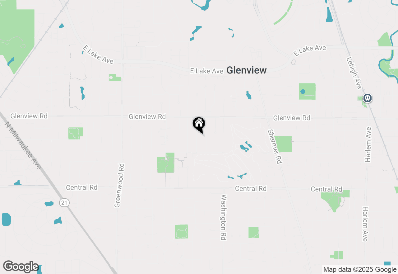 Map of 841 Rolling Pass, Glenview, IL 60025