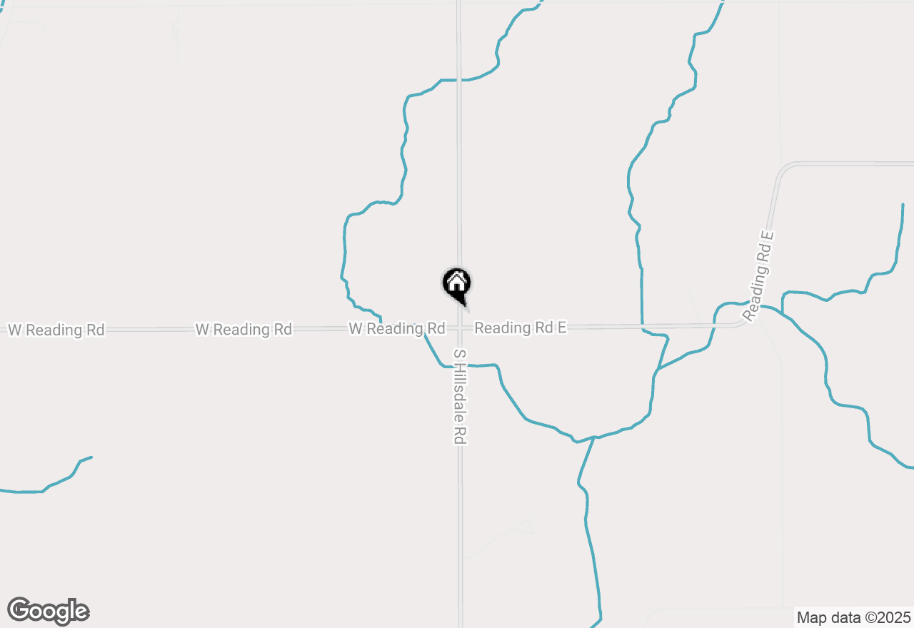 Map of 1020 W Reading Road, Hillsdale, MI 49242