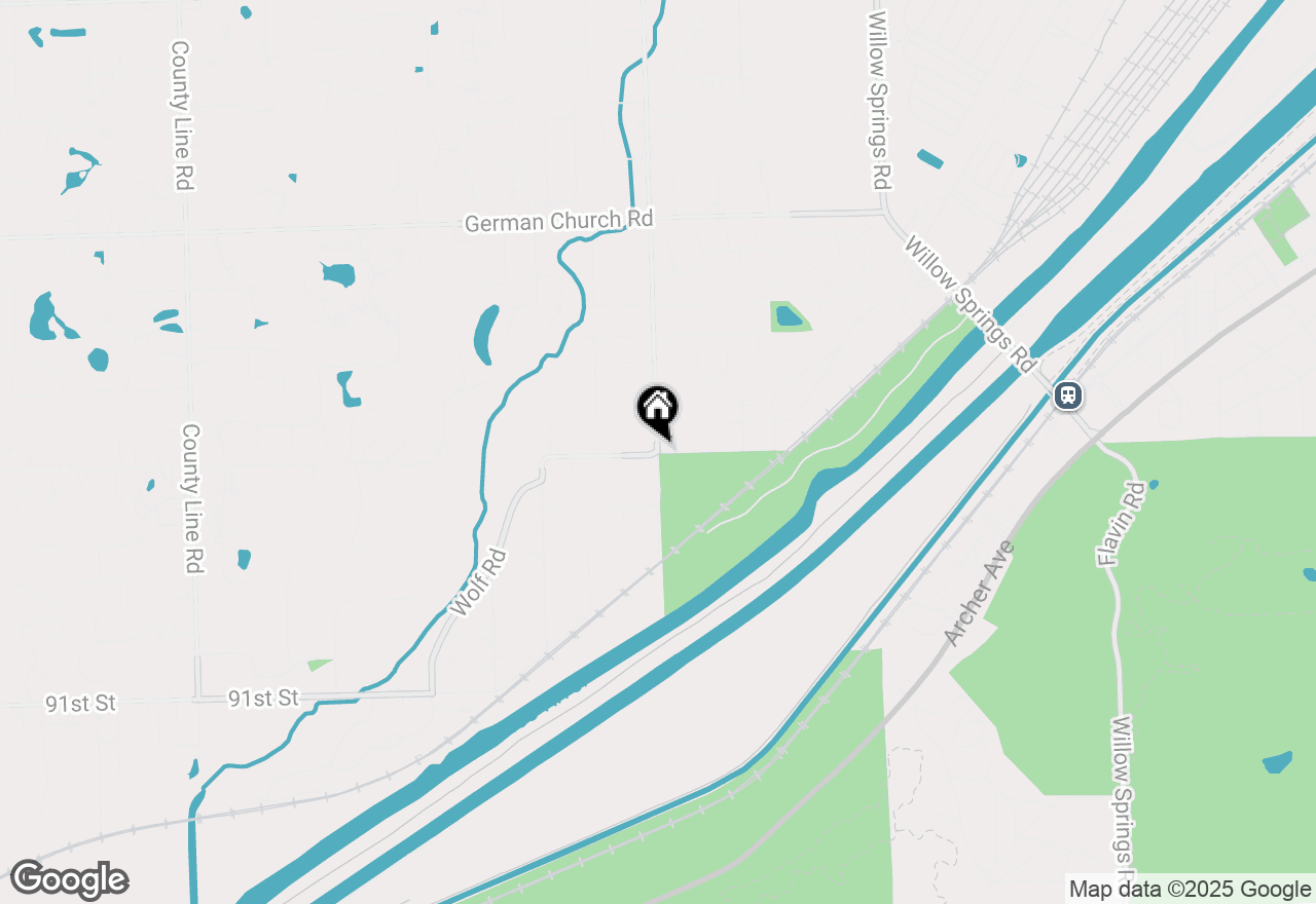 Map of (Address confidential), Palos Park, Illinois 60464