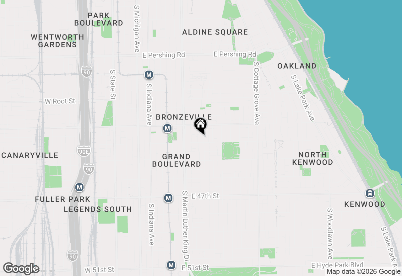 Map of 4344 S Vincennes Avenue, Chicago, IL 60653