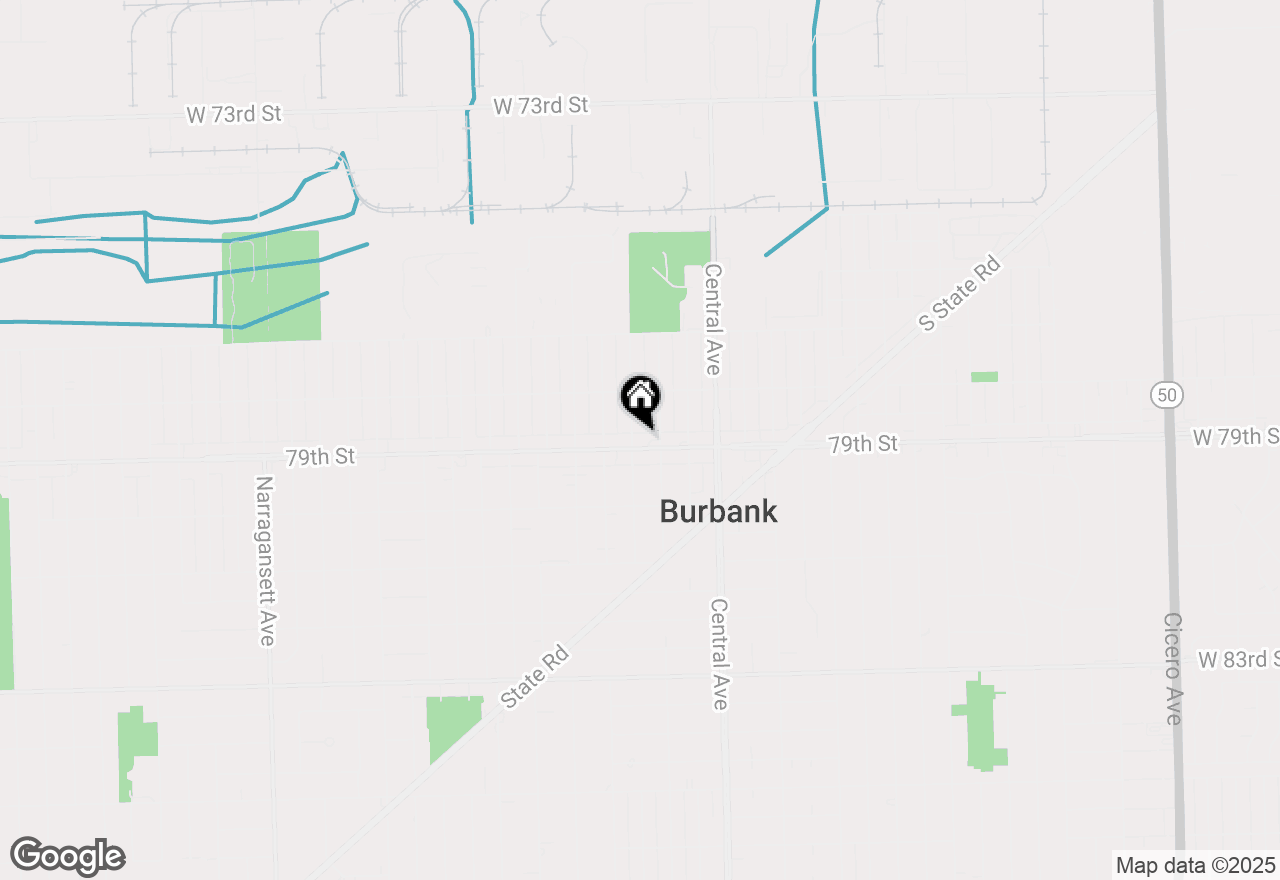 Map of 5730 W 79th Street, Burbank, IL 60459