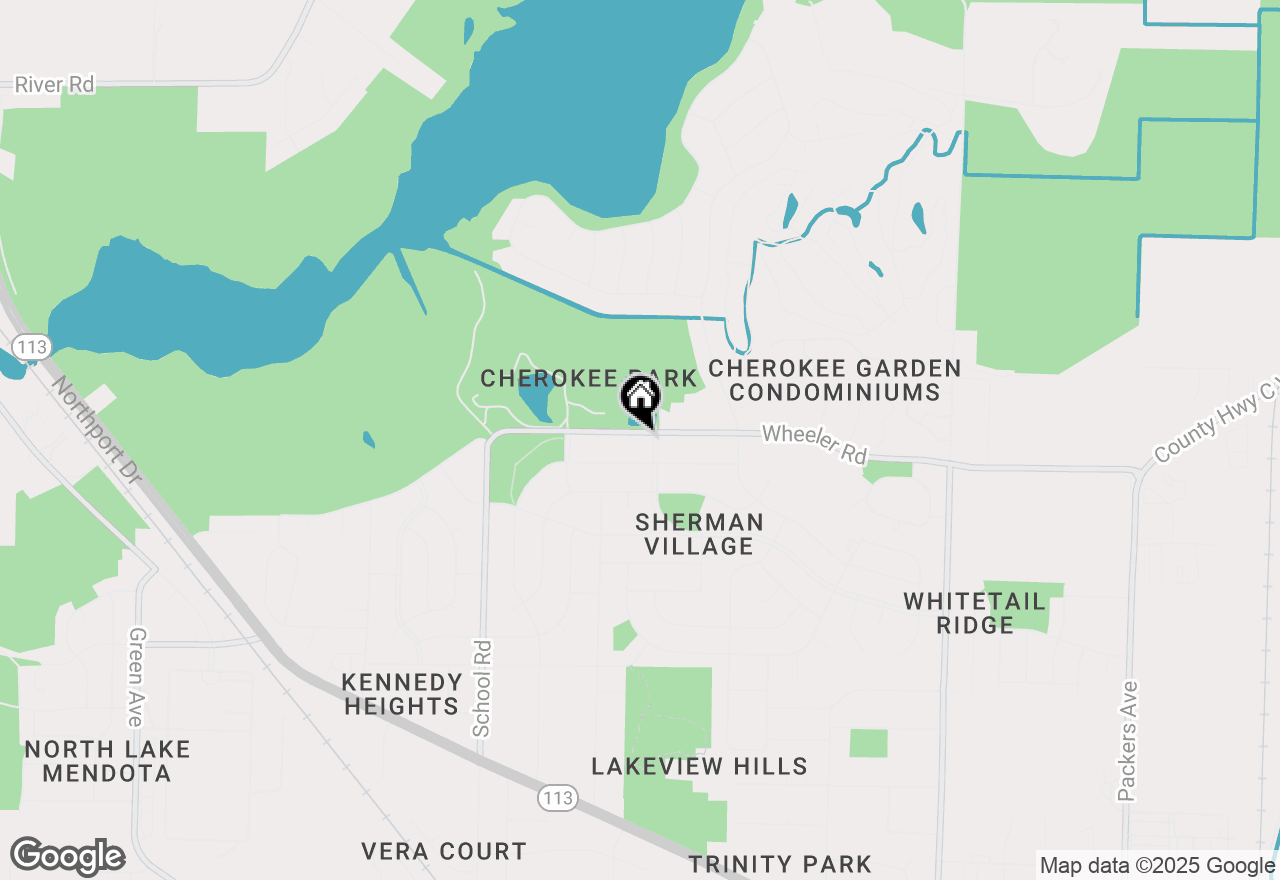 Map of 1125 Wheeler Road, Madison, WI 53704