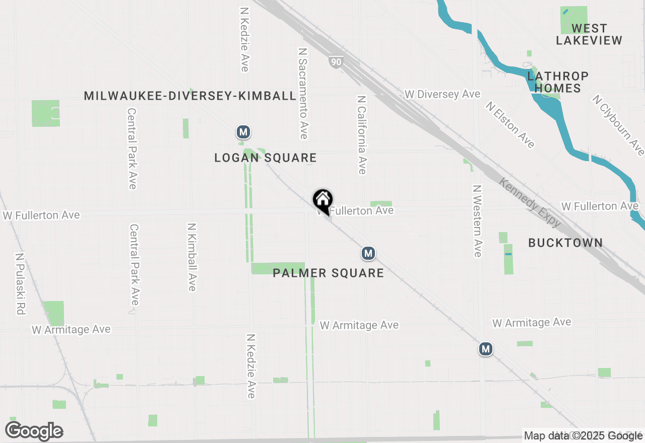 Map of 2924 W Medill Avenue #307, Chicago, IL 60647
