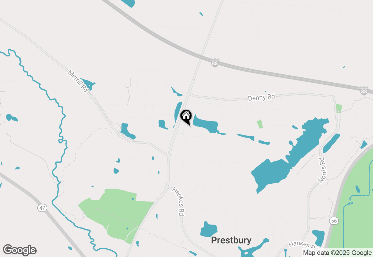 Map of 905 Merrill New Road, Sugar Grove, IL 60554