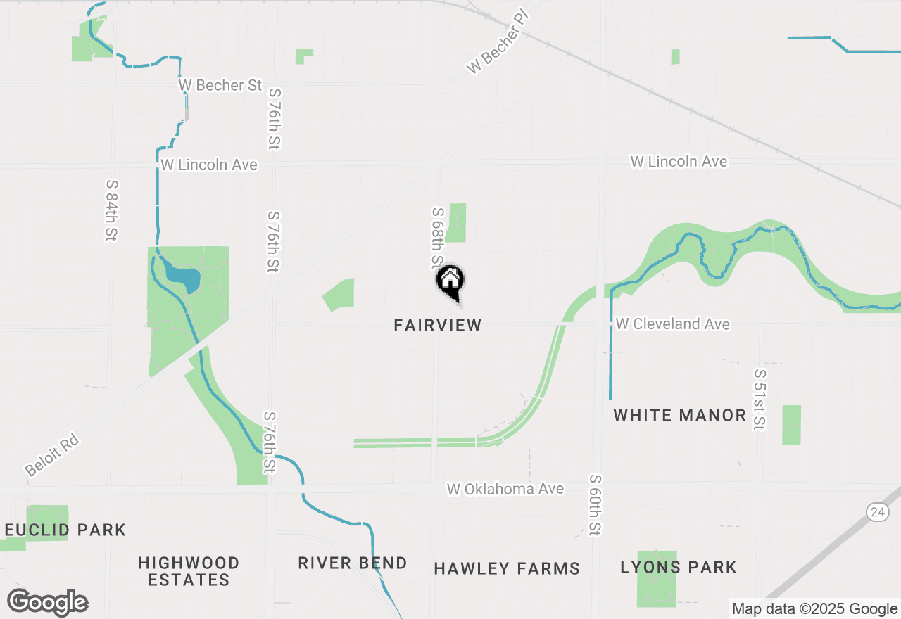 Map of 6729 W Wick Pl, Milwaukee, WI 53219