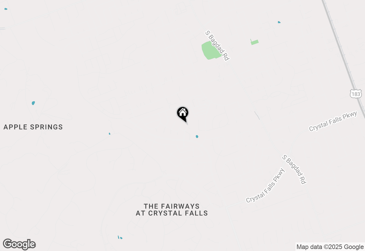 Map of 1116 Brenham Ln, Leander, TX 78641