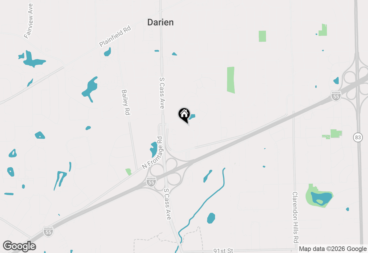 Map of 1053 Ripple Ridge, Darien, IL 60561