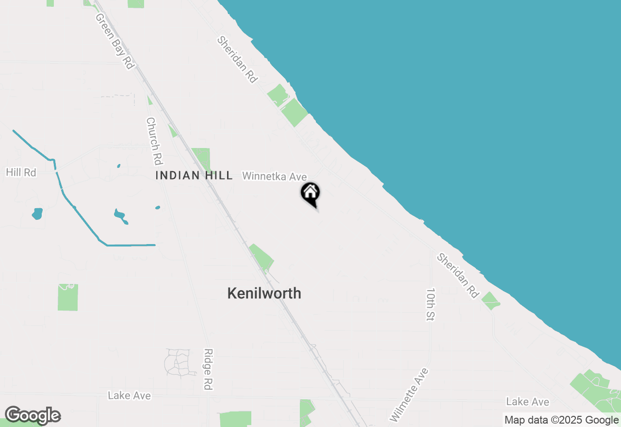 Map of 220 Melrose Avenue, Kenilworth, IL 60043