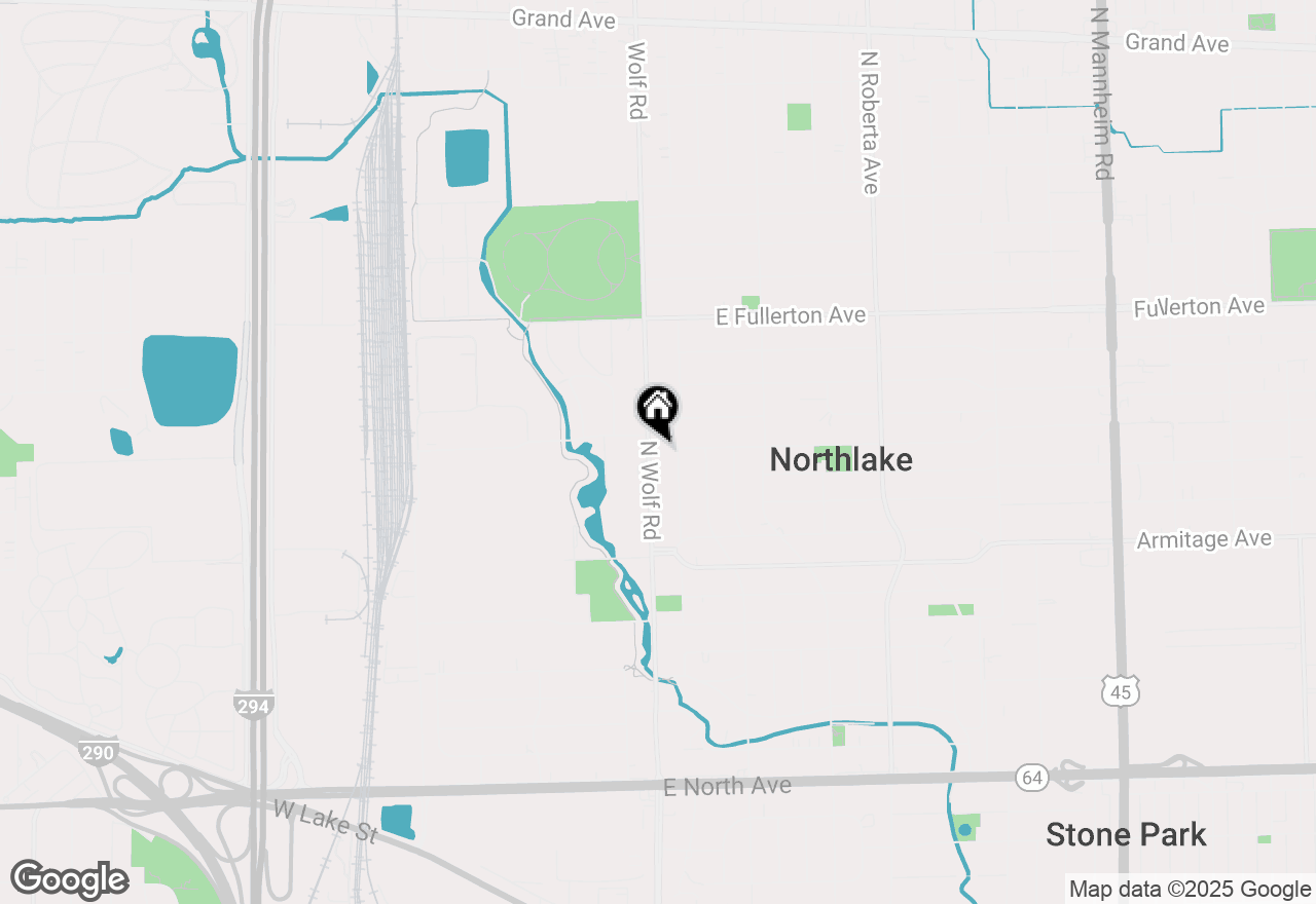 Map of 469 N Wolf Road, Northlake, IL 60164