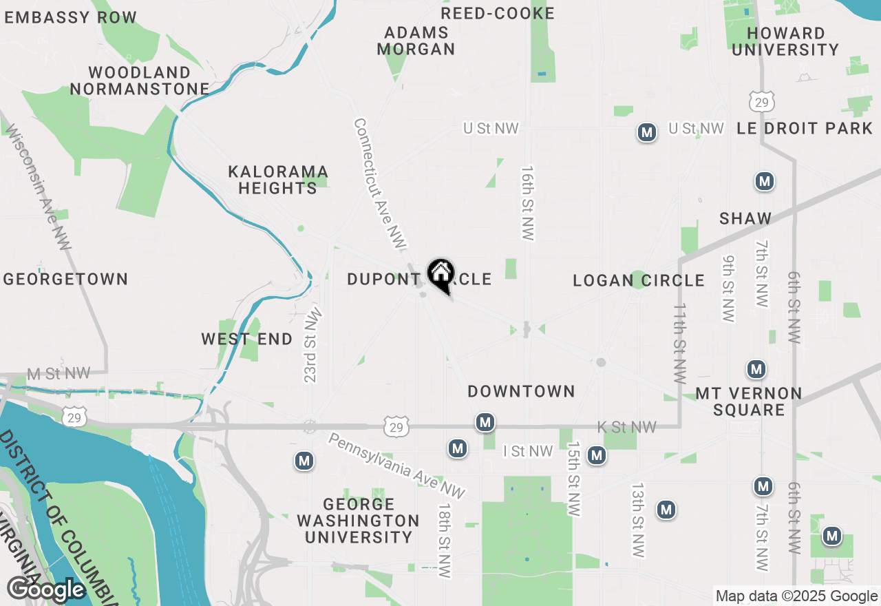 Map of 1324 18th Street Nw, Washington, DC 20036