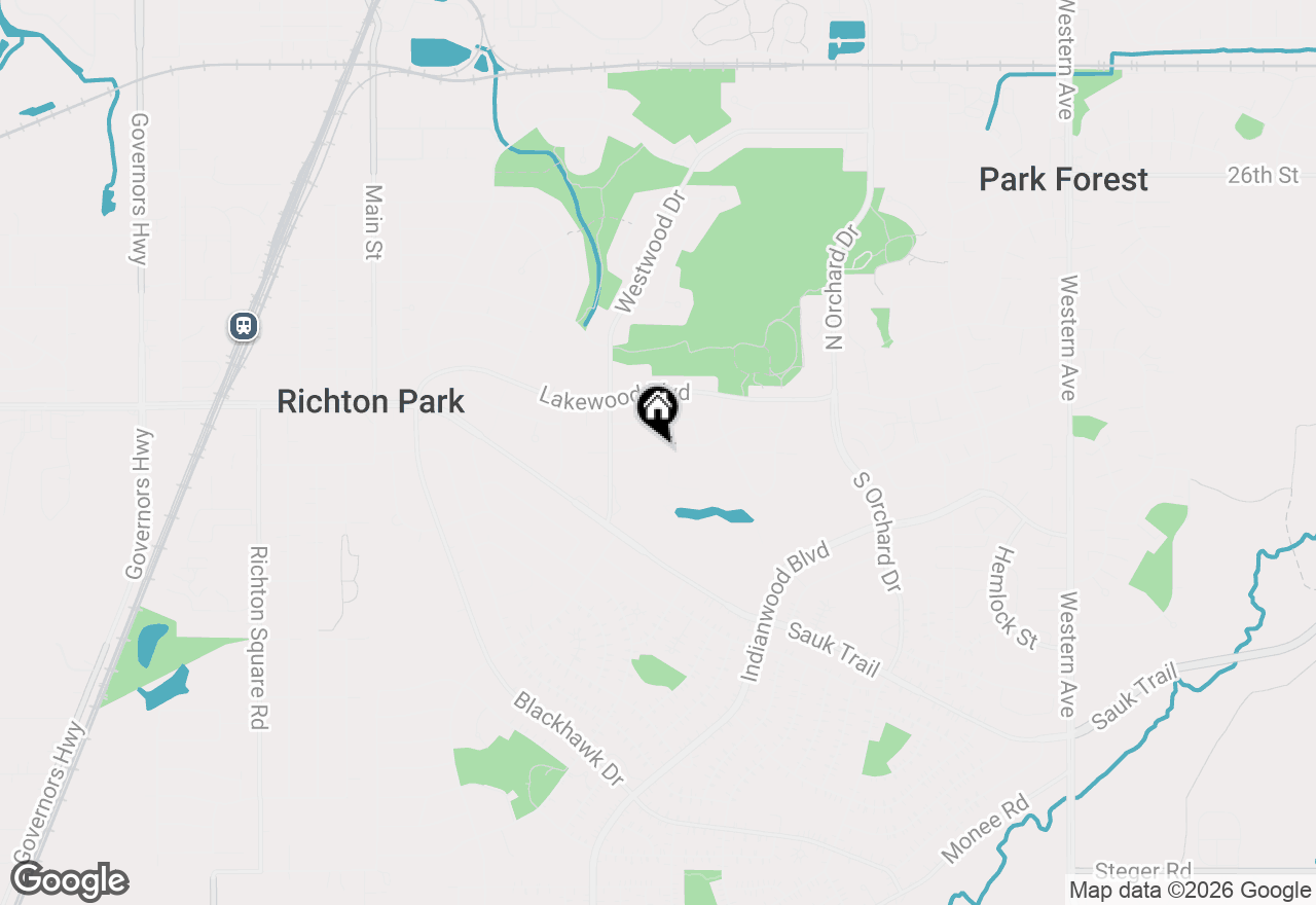 Map of 275 Rich Road, Park Forest, IL 60466