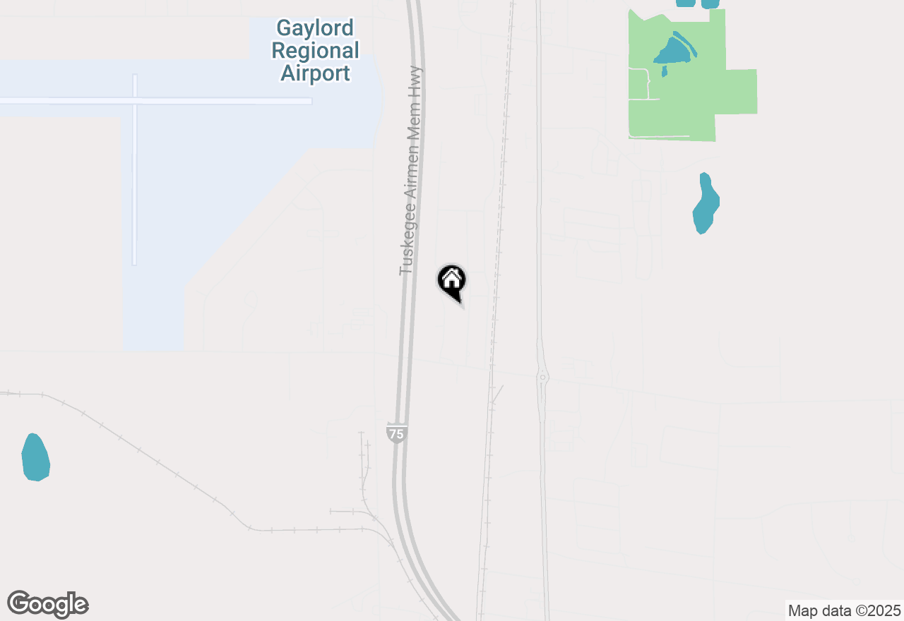 Map of 1837 Melvindale Road, Gaylord, MI 49735