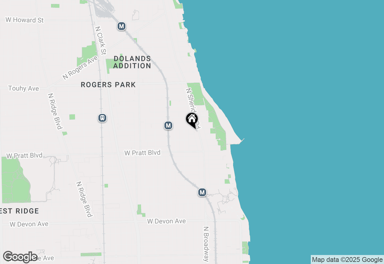 Map of 1225 W Morse Avenue #406, Chicago, IL 60626