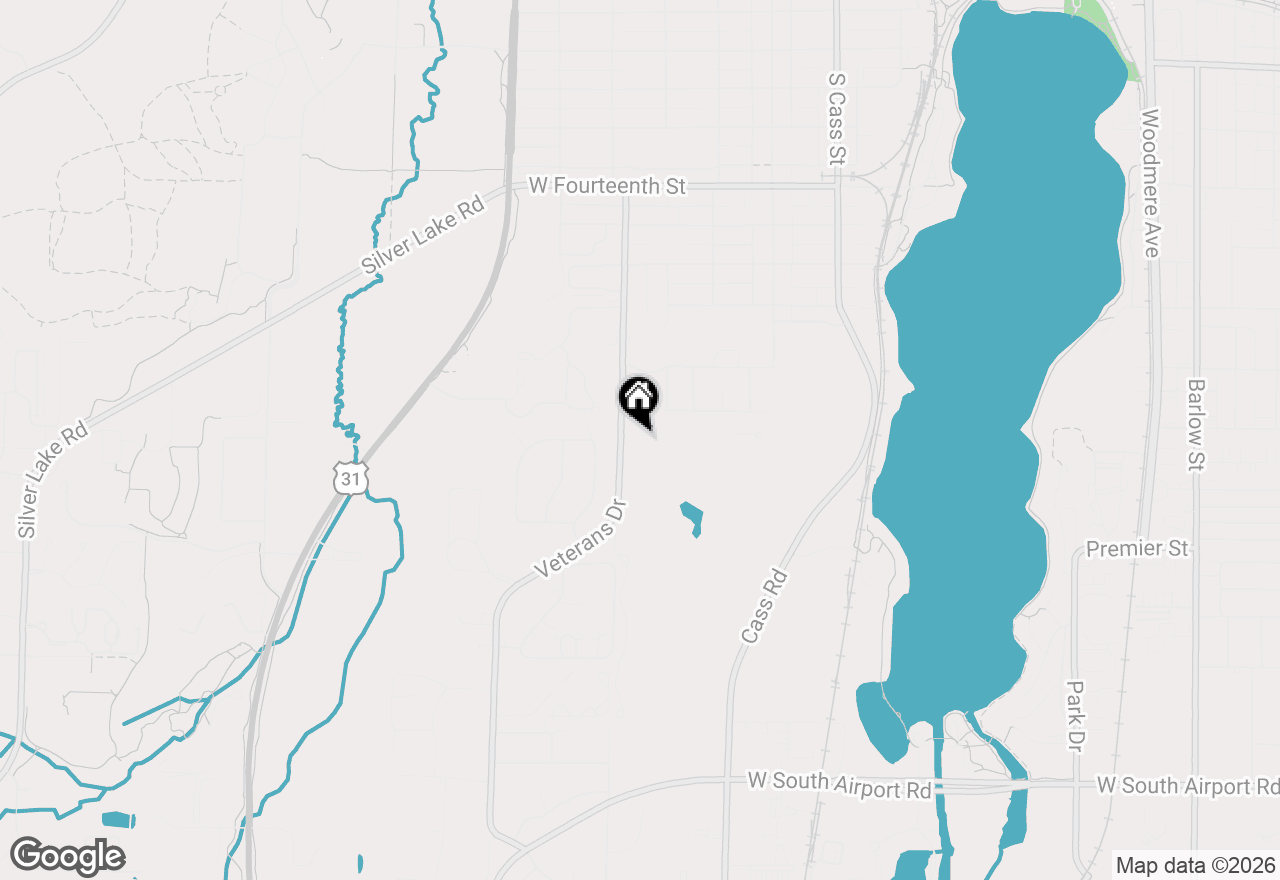 Map of 423 Fairlane Drive, Traverse City, MI 49684