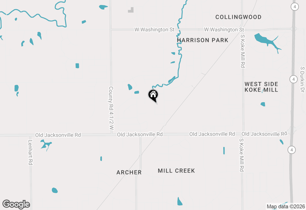 Map of 1115 Willowbrook Drive, Springfield, IL 62711