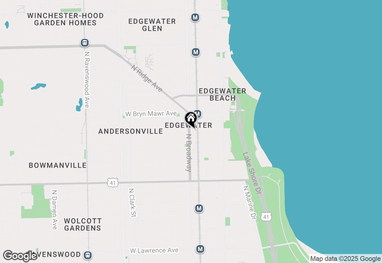 Map of 5459 N Broadway Street, Chicago, IL 60640