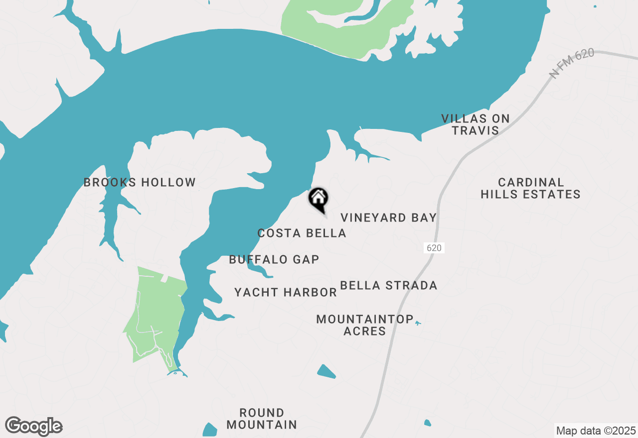 Map of 201 Costa Bella Dr, Austin, TX 78734