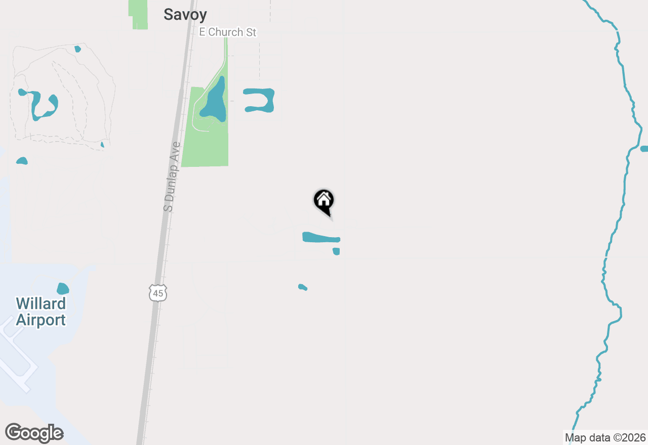 Map of 9 Della Court, Savoy, IL 61874