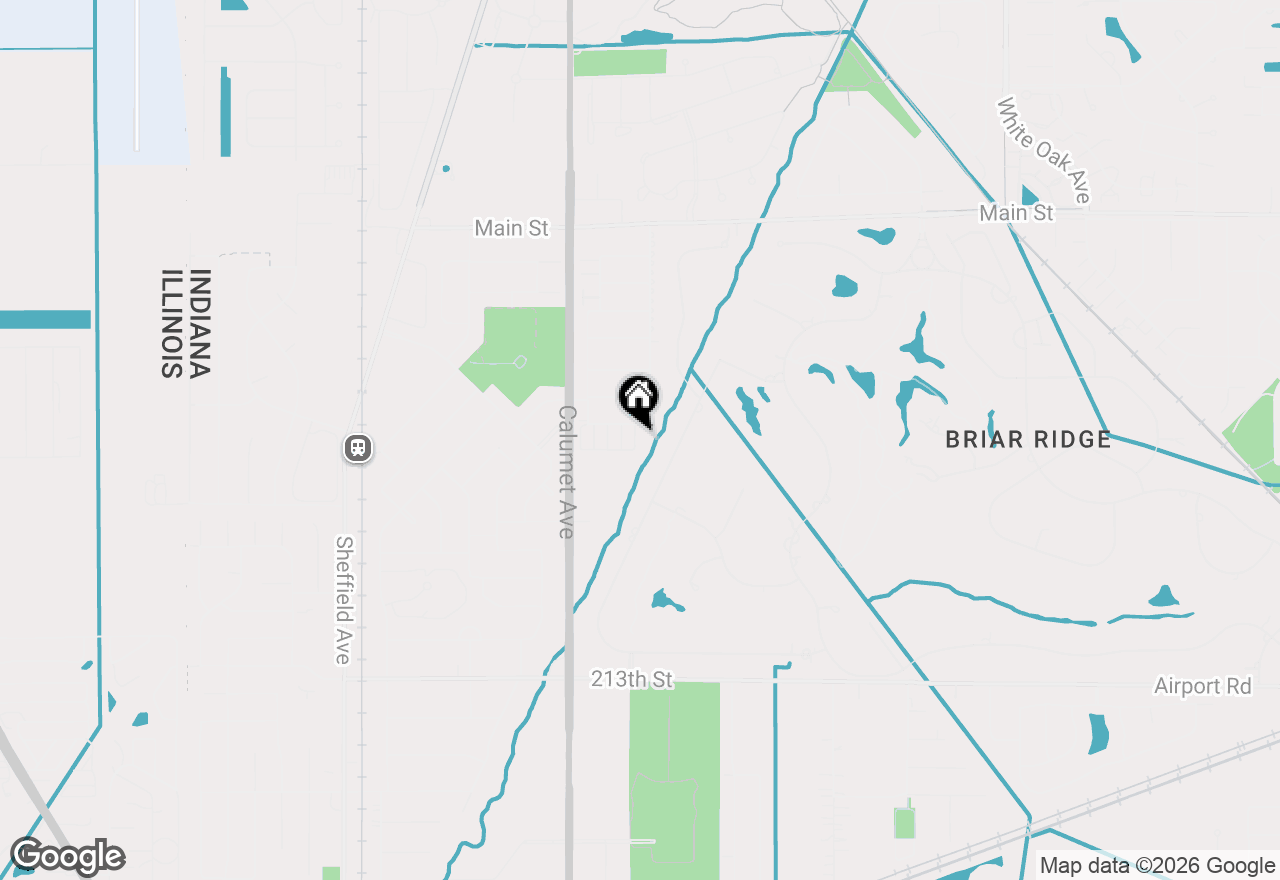 Map of 1025 Windsor Lane, Dyer, IN 46311