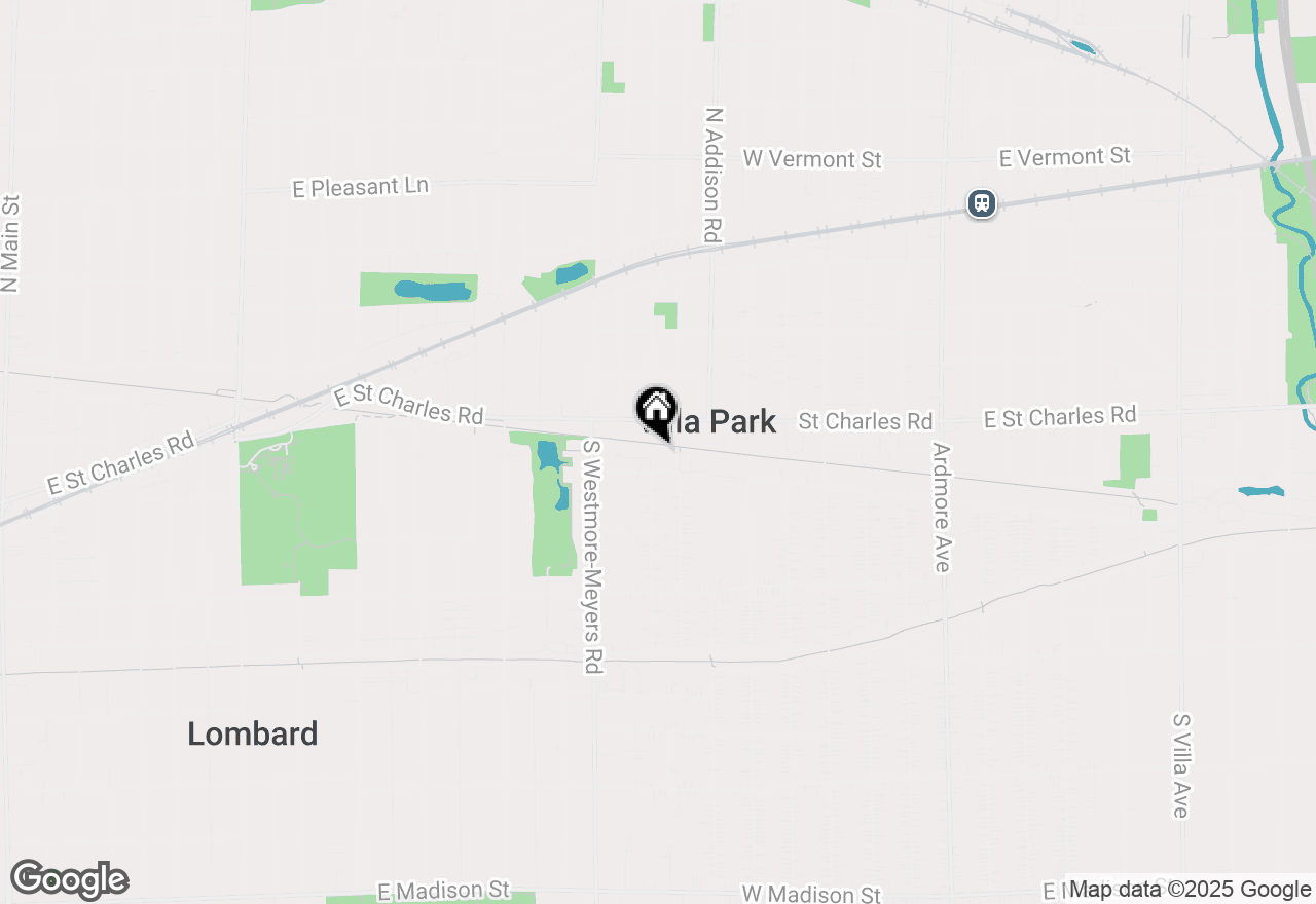 Map of 22 Kenilworth Court, Lombard, IL 60148