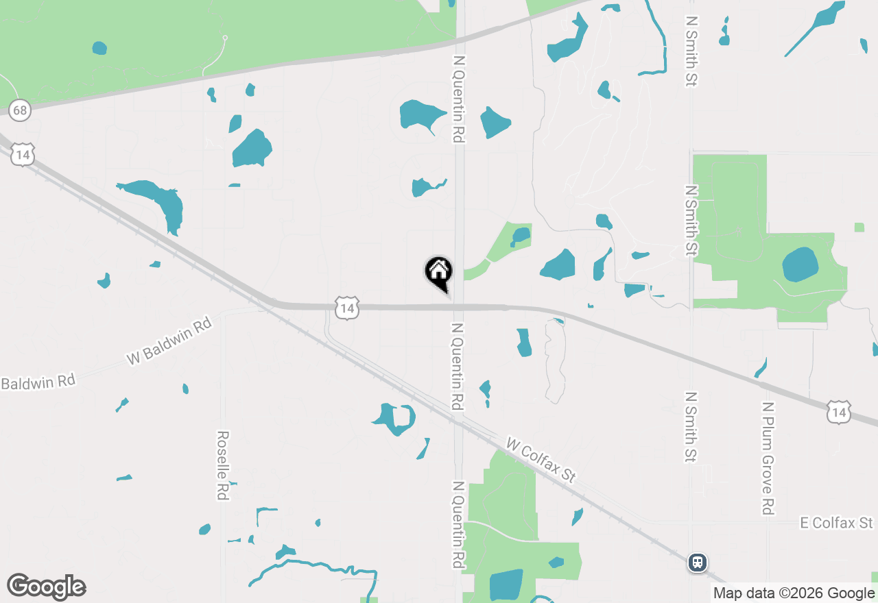 Map of 842 W Northwest Highway, Palatine, IL 60067