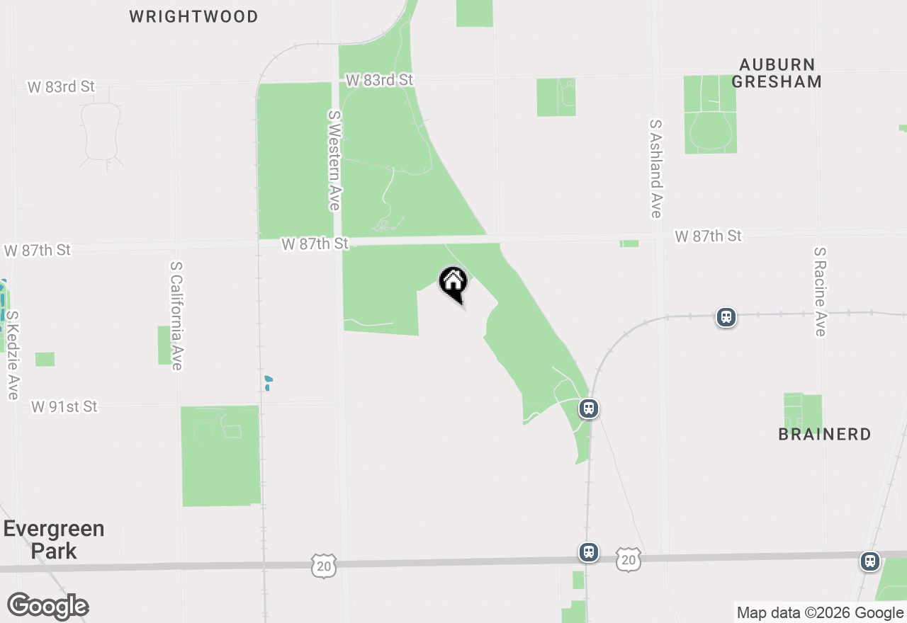 Map of 8844 S Pleasant Avenue, Chicago, IL 60643