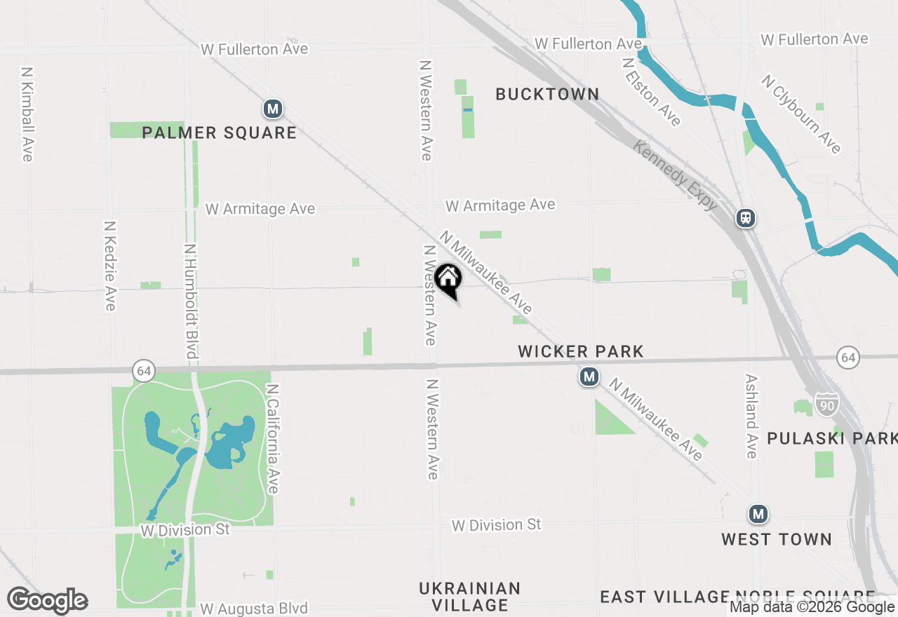 Map of 2340 W Wabansia Avenue #E2, Chicago, IL 60647
