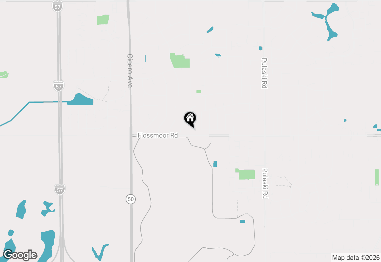 Map of 19050 Baker Avenue, Country Club Hills, IL 60478